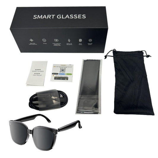 HY-C8 AI Intelligent Translation Wireless Bluetooth Glasses Earphones 75 Language Conference Simultaneous Interpretation